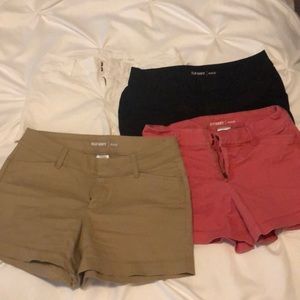 4 pairs of shorts
